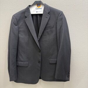 Emporio Armani G-Line Plaid Super Sports Coat Sz 56